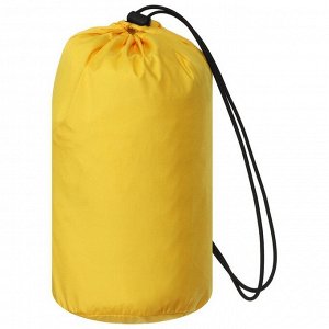 Ветровка унисекс с сумкой black/ yellow размер