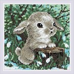Алмазная мозаика Мое имя Подснежник