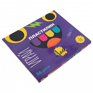 Лео "Играй" Пластилин классический LPMC-0136 36 цв.720 г.