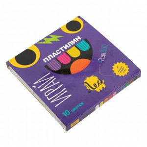 Лео "Играй" Пластилин классический LPMC-0110 10 цв. 200 г.