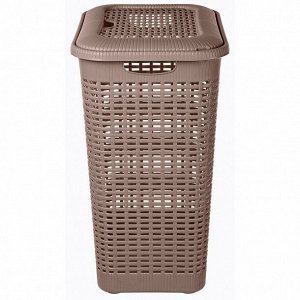 КОРЗИНА ДЛЯ БЕЛЬЯ 50Л, 420Х310Х560 ММ (коричневый)