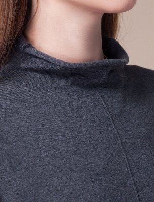 Свободный свитер тонкой вязки из хлопка