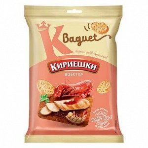 «Кириешки Baguet», сухарики со вкусом лобстера, 50 г