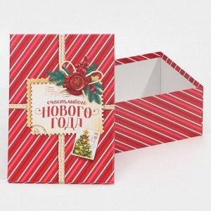 Набор подарочных коробок 6 в 1 «Почта», 20x12.5x7.5 ‒ 32.5x20x12.5 см, Новый год