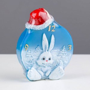 Свеча фигурная «Кролик в будильнике», 9х7,5 см, 63 г, МИКС