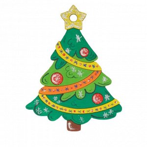 Роспись по дереву Игрушки на ёлку «Весёлый праздник»