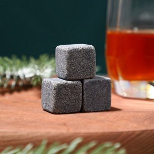 Набор камней для виски «С новым годом», 3 шт