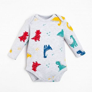 Боди для новорожденных с длинным рукавом Крошка Я "Dino"