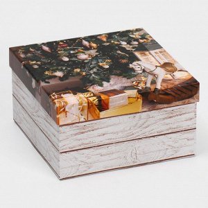 Набор подарочных коробок 6 в 1 «С Новым годом», 10x10x6 - 20x20x11 см