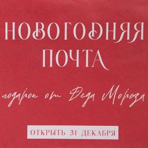 Пакет крафтовый квадратный «Открыть 31», 22 ? 22 ? 11 см