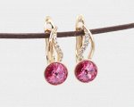 Серьги кристаллами Swarovski