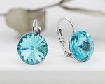 Серьги с кристаллами Swarovski