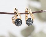 Серьги кристаллами Swarovski