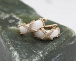 Серьги с керамикой