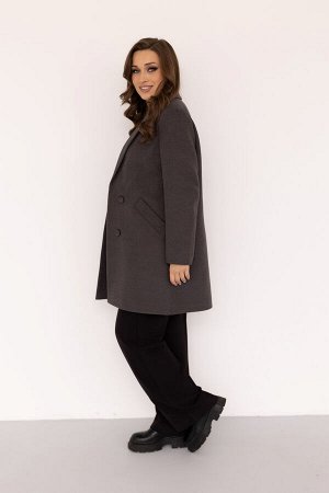 Пальто женское демисезонное 24720 (серый)