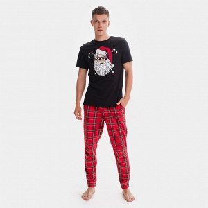 Пижама мужские KAFTAN "Дед Мороз" размер