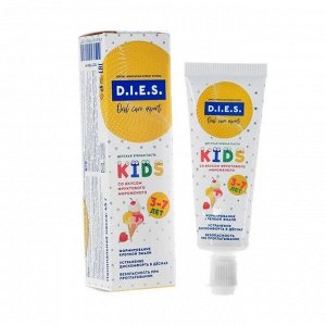 D.I.E.S. Детская зубная паста Фруктовое мороженое 3-7лет 45гр.
