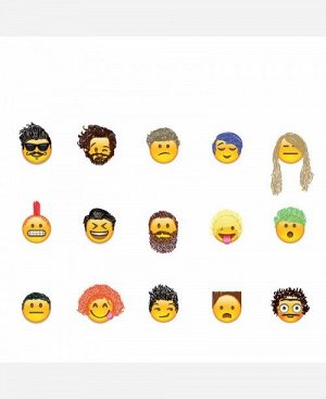 Наклейки Emoji 12 листов, 660 штук 9046277