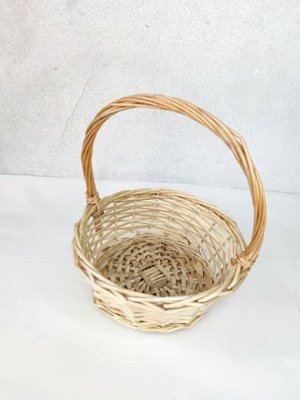 M Корзина плетеная круглая