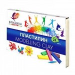 Пластилин  24цв 480 гр.&quot;Классика&quot; 28С1642-08 Луч {Россия}