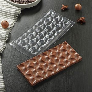 Форма для шоколада и конфет «Перья», 18?8 см, цвет прозрачный