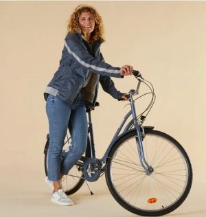 Куртка для велоспорта теплая водонепроницаемая женская 540