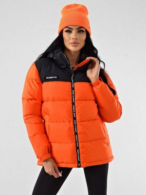 Женская городская зимняя куртка AZIMUTH В 20551_103 Оранжевый