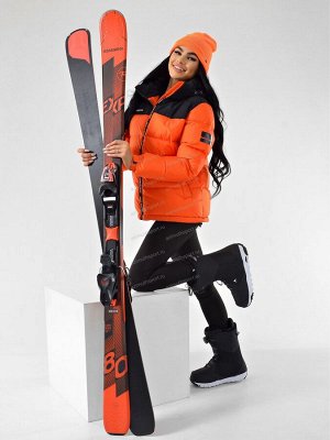 Женская городская зимняя куртка AZIMUTH В 20551_103 Оранжевый
