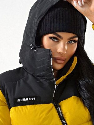 Женская городская зимняя куртка AZIMUTH В 20551_102 Горчица