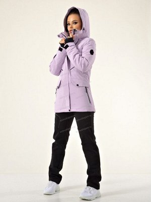 Женская удлиненная куртка-парка Azimuth В 221/21840_12 Нежно-Розовый
