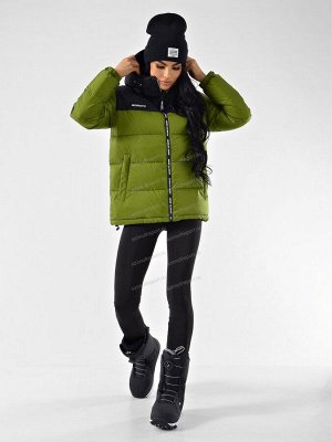 Женская городская зимняя куртка AZIMUTH В 20551_101 Оливковый