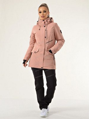 Женская удлиненная куртка-парка Azimuth В 221/21840_18 Корал