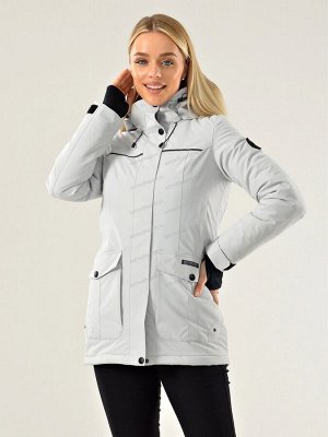 Женская удлиненная куртка / парка Azimuth 221/21839_4 Светло-Серый