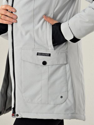 Женская удлиненная куртка / парка Azimuth 221/21839_4 Светло-Серый
