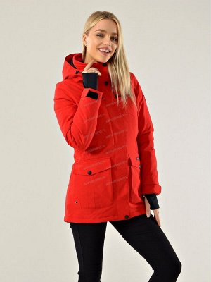 Женская удлиненная куртка парка Azimuth 221/21839_9 Красный