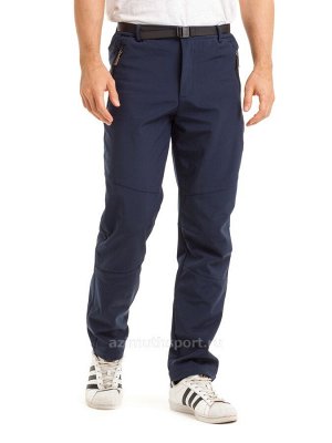 Мужские брюки-виндстопперы на флисе Azimuth A 66 Темно-синий