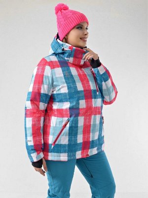 Женская зимняя куртка AZIMUTH В 221/9997-1_71 Голубой-Розовый