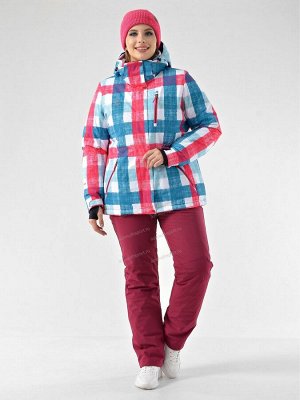 Женская зимняя куртка AZIMUTH В 221/9997-1_71 Голубой-Розовый