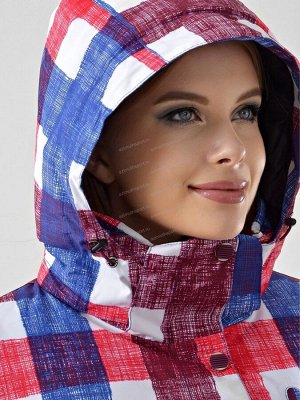 Женская зимняя куртка AZIMUTH В 221/9997-1_70 Бордовый-Синий