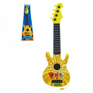 ИГРОЛЕНД Игрушка музыкальная гитара "Мимимишки", ABS, нейлон,43х14,5х3,7см