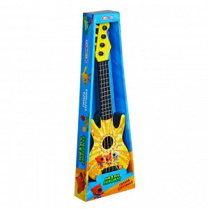 ИГРОЛЕНД Игрушка музыкальная гитара "Мимимишки", ABS, нейлон,43х14,5х3,7см