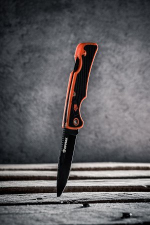ЕРМАК Нож туристический складной 15,5(6,5х0,2)см ручка двухкомпонентная