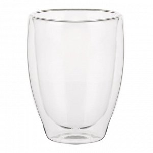 BY COLLECTION Набор стаканов с двойными стенками, 2шт, 330 мл, стекло