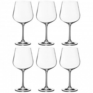 Набор бокалов для вина из 6 шт. "dora/strix" 600 мл высота=22 см