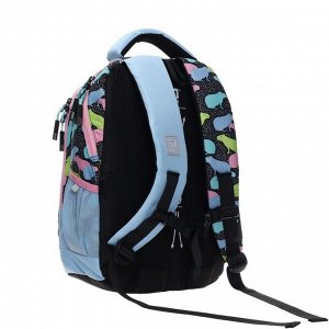 Рюкзак школьный Kite Education teens, 40 х 28 х 16 см, эргономичная спинка, синий