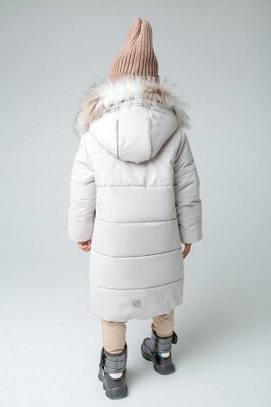 Пальто(Осень-Зима)+girls (серебристо-серый)