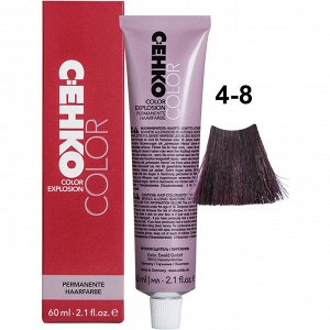 Краска для волос 4/8 Божоле перманентная крем краска для седых волос 60 мл C:EHKO Color Explosion