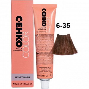 Краска для волос без аммиака тонирующая 6/35 Темно-золотистый блондин 60 мл C:EHKO Color Vibration