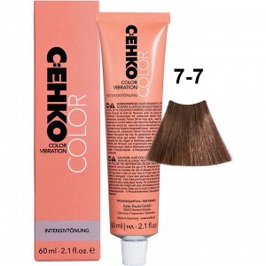 Краска для волос без аммиака тонирующая 7/7 Светлый шоколад 60 мл C:EHKO Color Vibration