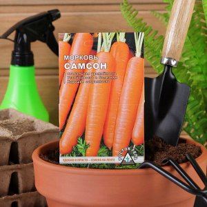 Семена Морковь "САМСОН" Семена на ленте, 6 М